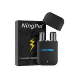 Load image into Gallery viewer, Ning Pei Black Lightning Pendant with Double Holes